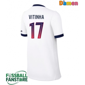 Paris Saint-Germain Vitinha #17 Replik Auswärtstrikot Damen 2026-27 Kurzarm
